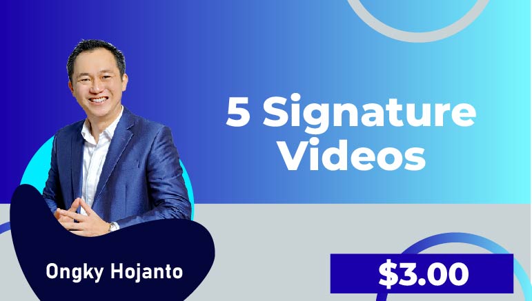 Ongky Hojanto – 5 Signature Videos
