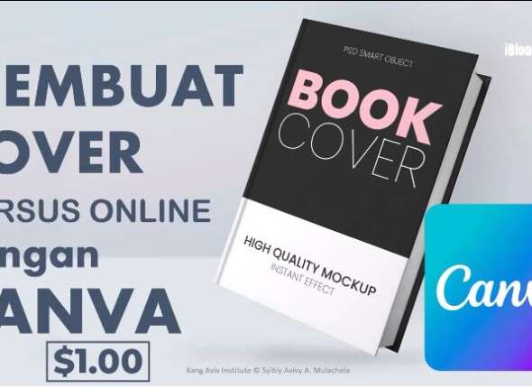 Kang Aviv Syibly Creating A Cover With Canva