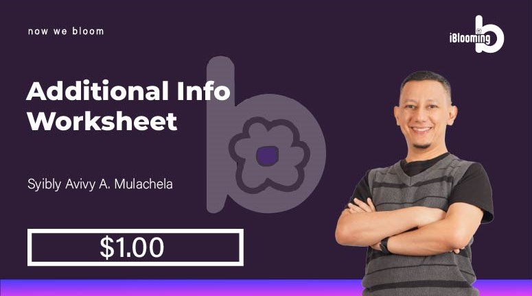 Kang Aviv – 1.5 – Additional info worksheet