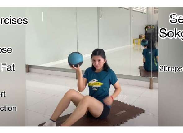 4 exercises to lose belly fat at home short introduction.