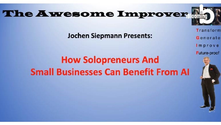 Jochen Siepmann – How AI Can Benefit Small Businesses