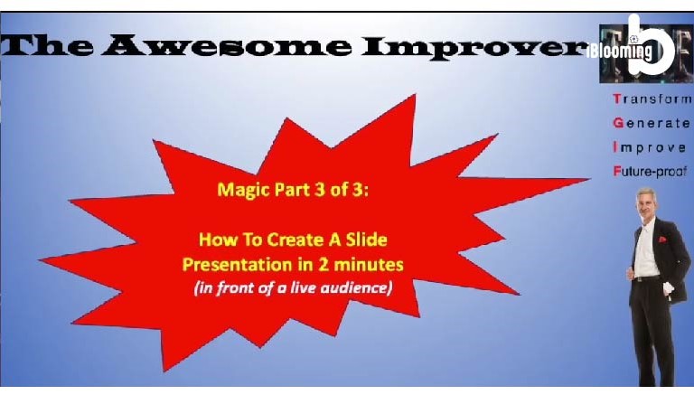 Jochen Siepmann – How To Create A Presentation In Less Than 2 Minutes