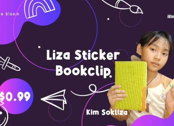 Liza Sticker Bookclip