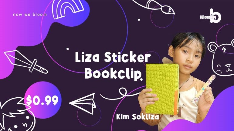 Kim Sokliza – Liza Sticker Bookclip
