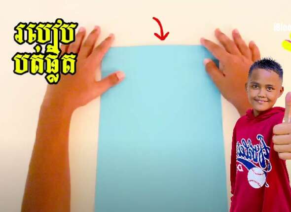V4 Fold Paper Fan