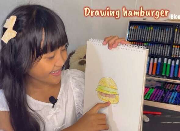 Drawing hamburger