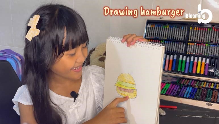 Sokhum Jessica – Drawing hamburger