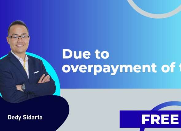 Due to overpayment of tax