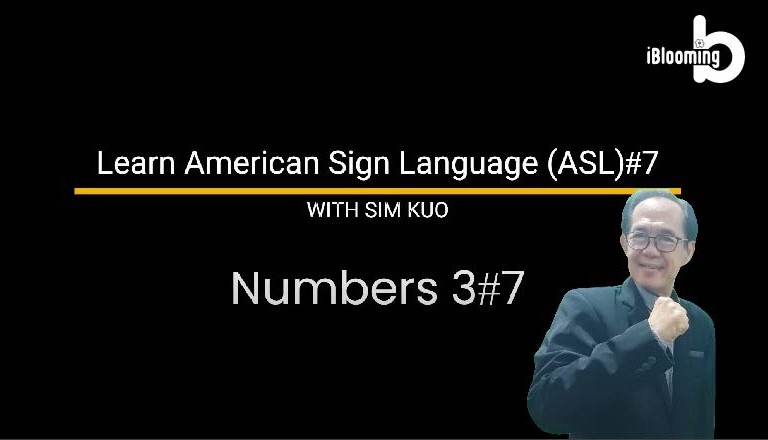 Learn American Sign Language (ASL) with Sim Kuo – Numbers 3#7 — 21-40