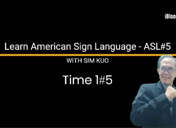 Learn Sign Language LSL Time 1