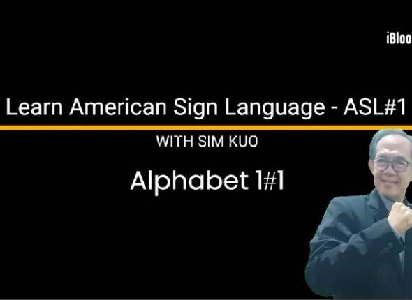 Learning Sign Language LSL Alphabet 1