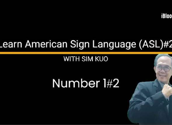 Learning Sign Language LSL Number 1