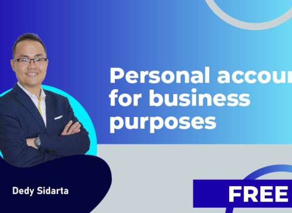 Personal account for business purposes