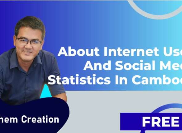 About internet users and social media statistics in Cambodia