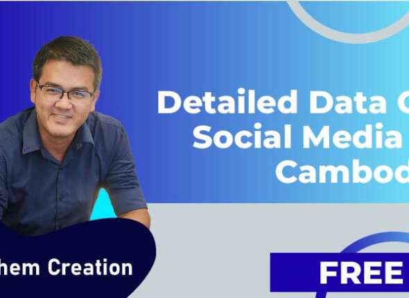 Detailed data on social media in Cambodia