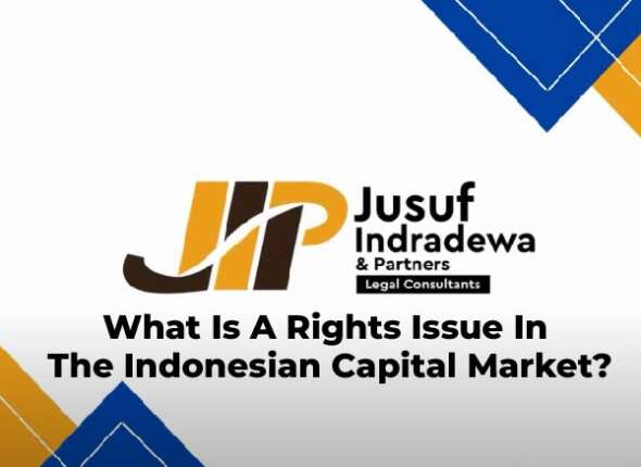 What is a rights issue in the Indonesian capital market