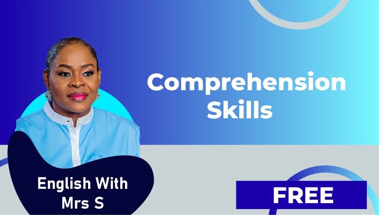 English With Mrs S – Comprehension skills