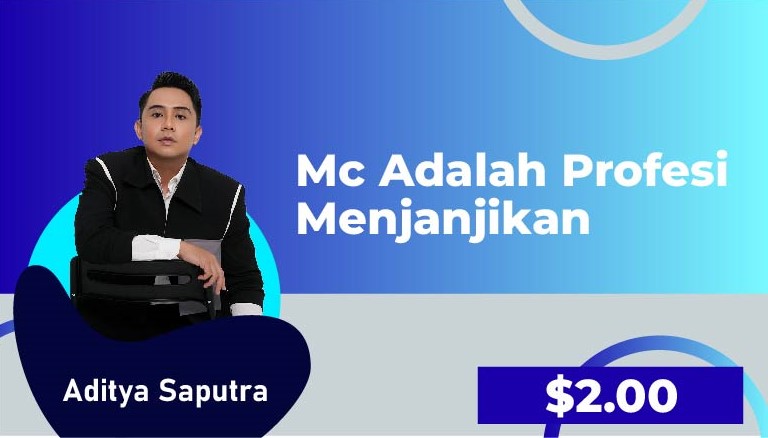 Aditya Saputra – MC ADALAH PROFESI MENJANJIKAN