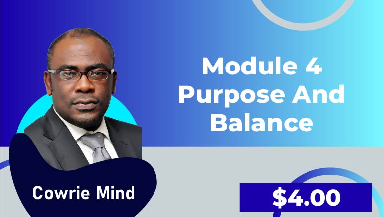 Cowrie Mind – Module 4 – Purpose and Balance