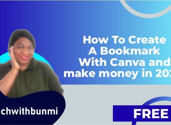 How to create A Bookmark with Canva