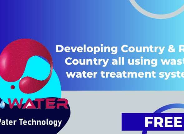 Developing Country & Rich Country all using waste water treatment system