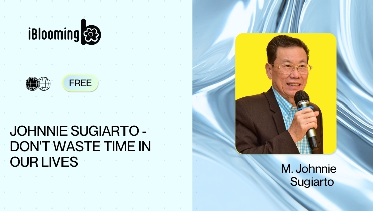 Johnnie Sugiarto – Don’t Waste Time in Our Lives