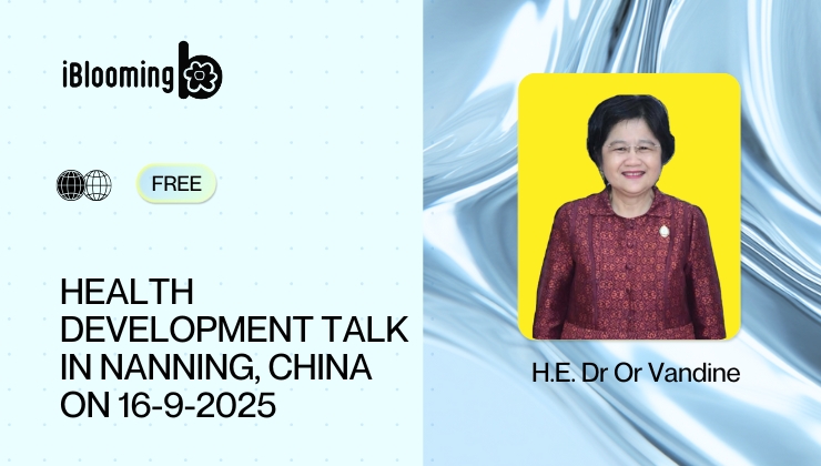 H.E. Dr Or Vandine – Health Development Talk in Nanning, China on 16-9-2025