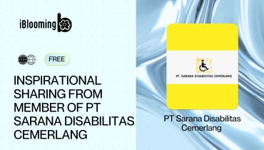 2. Inspirational sharing from member of PT Sarana Disabilitas Cemerlang